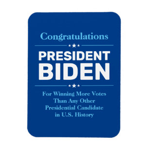 Glückwunsch Präsident Biden Most Voted Candidate B Magnet