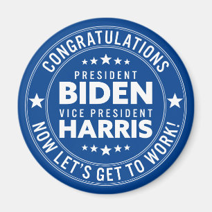 Glückwunsch Präsident Biden, VP Harris! Benutzer Magnet