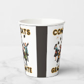 Glückwunsch prüfen Papieraufnahmen Pappbecher (Links)