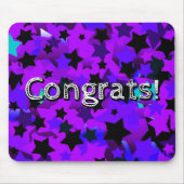 Glückwunsch! Punk Stars Mousepad (Vorne)