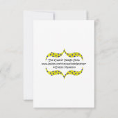 Glückwunsch! Rainbow Silk Multicolore Fabric Card Dankeskarte (Rückseite)