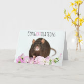 Glückwunsch Rat Card Karte (Gelbe Blume)