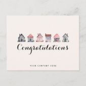 Glückwunsch Real Anwesen Neue Wohnung Postkarte (Vorderseite)