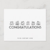 Glückwunsch Real Anwesen Neue Wohnung Postkarte (Vorderseite)