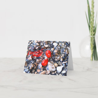 Glückwunsch Red Seeds Einzigartige Blankekarte Dankeskarte