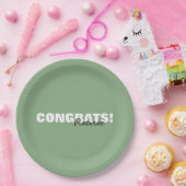 Glückwunsch Retiree Pappteller (Party)