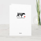 Glückwunsch schloss an (Vizsla) - Gruß-Karte ab Karte (Rückseite)