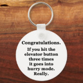 Glückwunsch Schlüsselanhänger (Vorderseite)