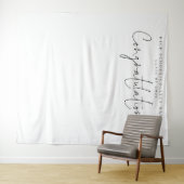 Glückwunsch School 2024 Grad Foto Hintergrund Wandteppich (Beispiel (Horizontal))