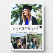 Glückwunsch schreiben benutzerdefinierte 3-Foto-Co Fotoplatte (Vorderseite)