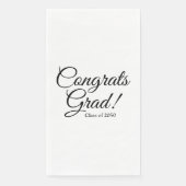 Glückwunsch schreiben benutzerdefinierte Skriptkla Serviette (Vorderseite)