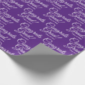 Glückwunsch schreiben Skripttext für benutzerdefin Geschenkpapier (Ecke)