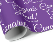 Glückwunsch schreiben Skripttext für benutzerdefin Geschenkpapier (Rolleneckpunkt)