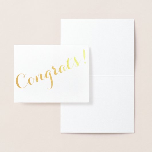 Glückwunsch Script Folienkarte (Anzeige)