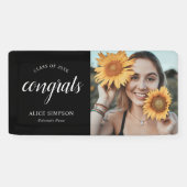 Glückwunsch Script Foto Abschluss Banner (Horizontal)