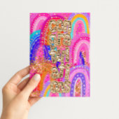 Glückwunsch Sequin Karte