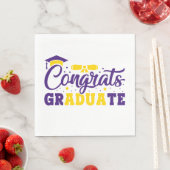 Glückwunsch Serviette (Beispiel)