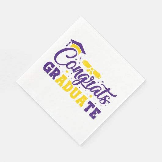 Glückwunsch Serviette (Ecke)