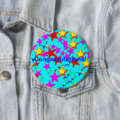 Glückwunsch-Stern-Knopf Button (Beispiel)