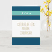 Glückwunsch Stipendienkarte Karte (Gelbe Blume)