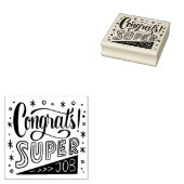 Glückwunsch Super Job Gummistempel (Stempel)