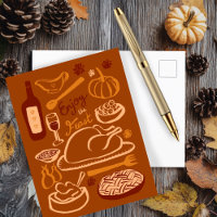 Glückwunsch Thanksgiving Großes Fest Urlaub