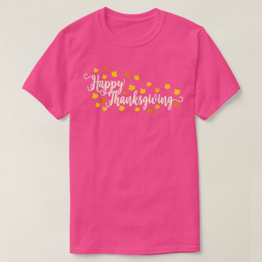Glückwunsch Thanksgiving Herbstgeburtsfeier Herbst T-Shirt (Design vorne)