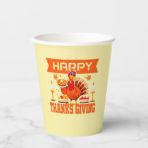 Glückwunsch Thanksgiving Türkei mit Kuchen