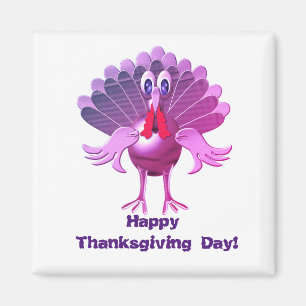 Glückwunsch Thanksgiving Türkei, Personalisiert Magnet