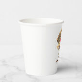 Glückwunsch Thanksgiving Türkei, Personalisiert Pappbecher (Rechts)