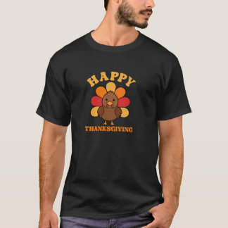 Glückwunsch Thanksgiving Türkei Tag Herbst Familie T-Shirt