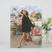 Glückwunsch Toast (von Vincenzo Irolli) Feiertagskarte (Stehend Vorderseite)