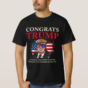 Glückwunsch Trump hat lustige Trump-Ankündigung an T-Shirt