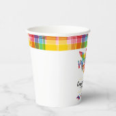 Glückwunsch U.S. Jungfrau Inseln Madras Flag & Isl Pappbecher (Rechts)