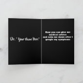 Glückwunsch über Med School Card Karte (Innenseite)