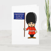 Glückwunsch UK Citizenship Britain Flag Karte (Vorderseite)