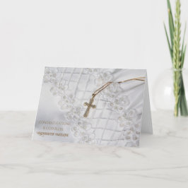 Glückwunsch und Gott segnen jede Beziehung jeder A Karte