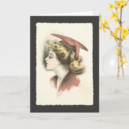 Glückwunsch: Uni oder Hochschulabschluss Karte (Gelbe Blume)