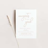 Glückwunsch unserer Grad-Party Einladung