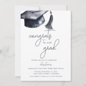 Glückwunsch unserer Grad-Party Einladung (Vorderseite)