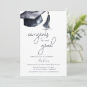 Glückwunsch unserer Grad-Party Einladung (Stehend Vorderseite)