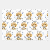 Glückwunsch Vater Wrapping Paper Sheets Geschenkpapier Set (Vorderseite 3)