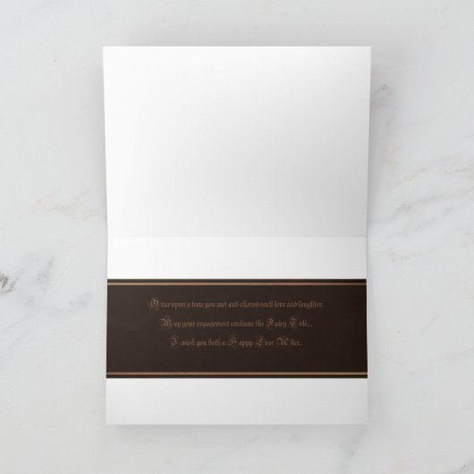 Glückwunsch Verlobung Karte (Innenseite)