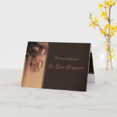 Glückwunsch Verlobung Karte (Gelbe Blume)