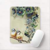 Glückwunsch-Vögel Mousepad (Mit Mouse)