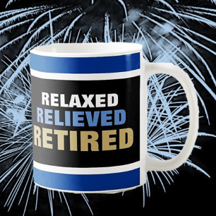 Glückwunsch von Rentenfonds geben Geschenk Kaffeetasse