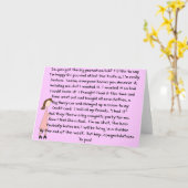 Glückwunsch Werbeaktion Geschenke (weiblich) Karte (Gelbe Blume)