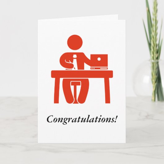 Glückwunsch/Werbeaktion Karte (Vorderseite)