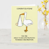 Glückwunsch wird an Big Brother befördert Karte (Gelbe Blume)