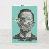 Glückwunsch Wissenschaftler Doktor der Wissenschaf Dankeskarte (Rückseite)